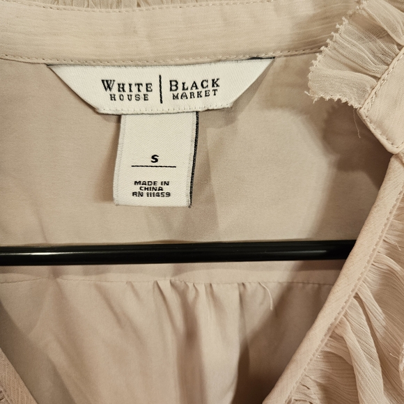 Women's Ruffled Sleeveless Top - Cream - Picture 2 of 7